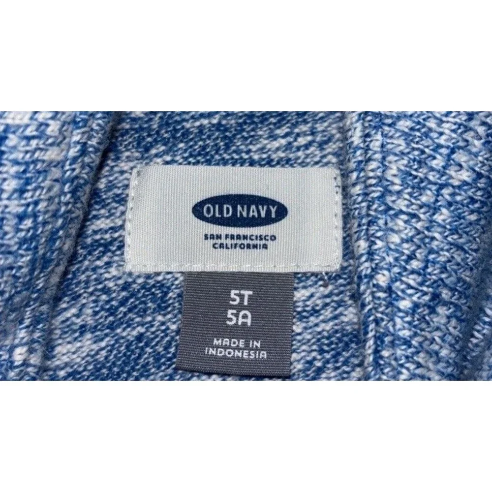 Old Navy Boys Pullover Sweater Long Sleeve Blue Size 5T